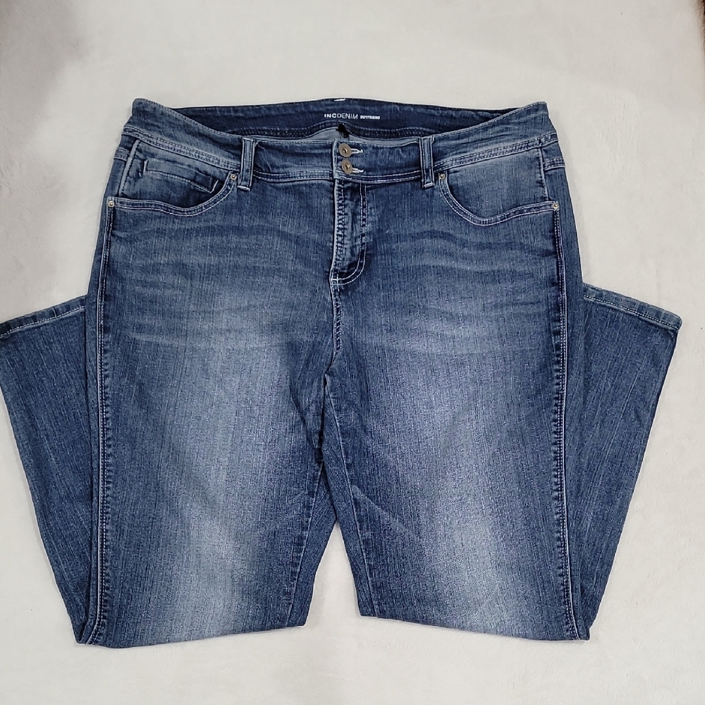 INCDenim Women's Boyfriend Jeans size 16W